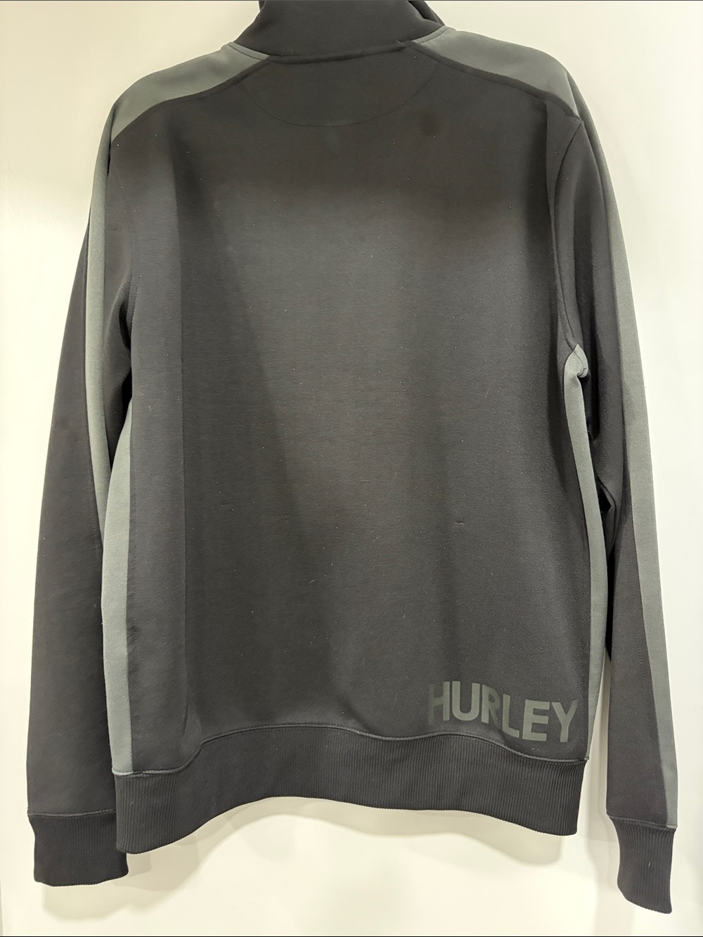 Hurley Black and Gray Full-Zip Track Jacket - Picture 4 of 5